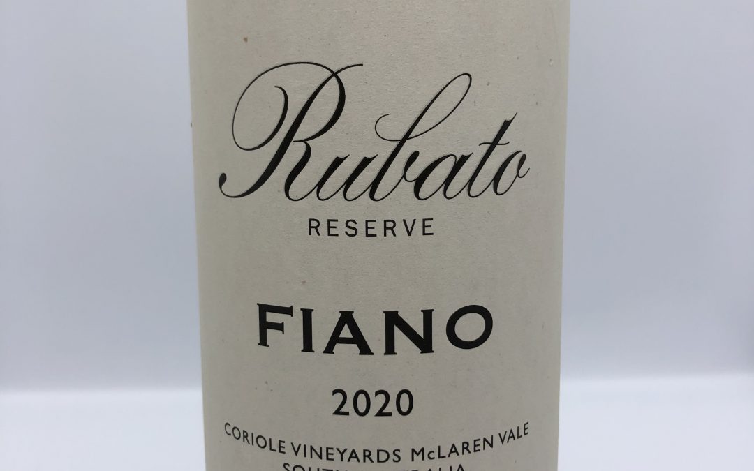 Coriole Rubato Reserve Fiano 2020, McLaren Vale, SA