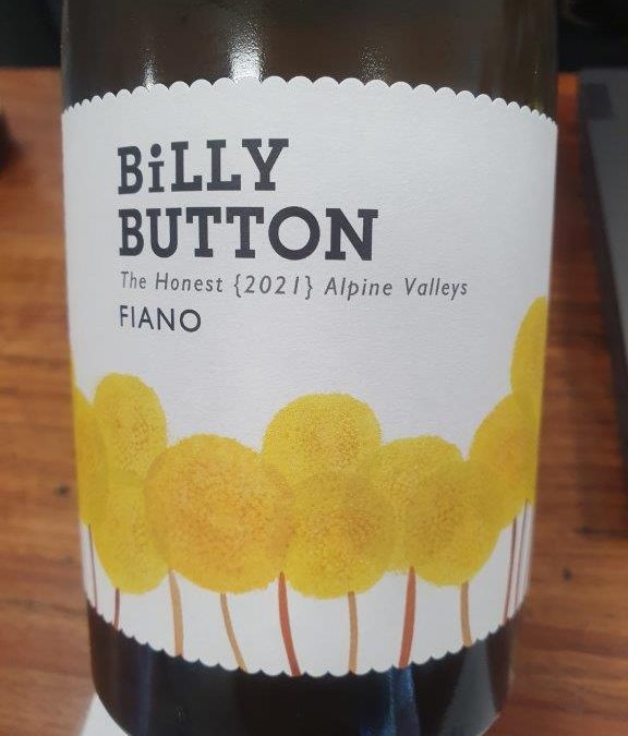 Billy Button The Honest Fiano 2021, Alpine Valley, Victoria