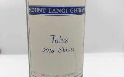 Mount Langi Ghiran Talus Shiraz 2018, Grampians, WA