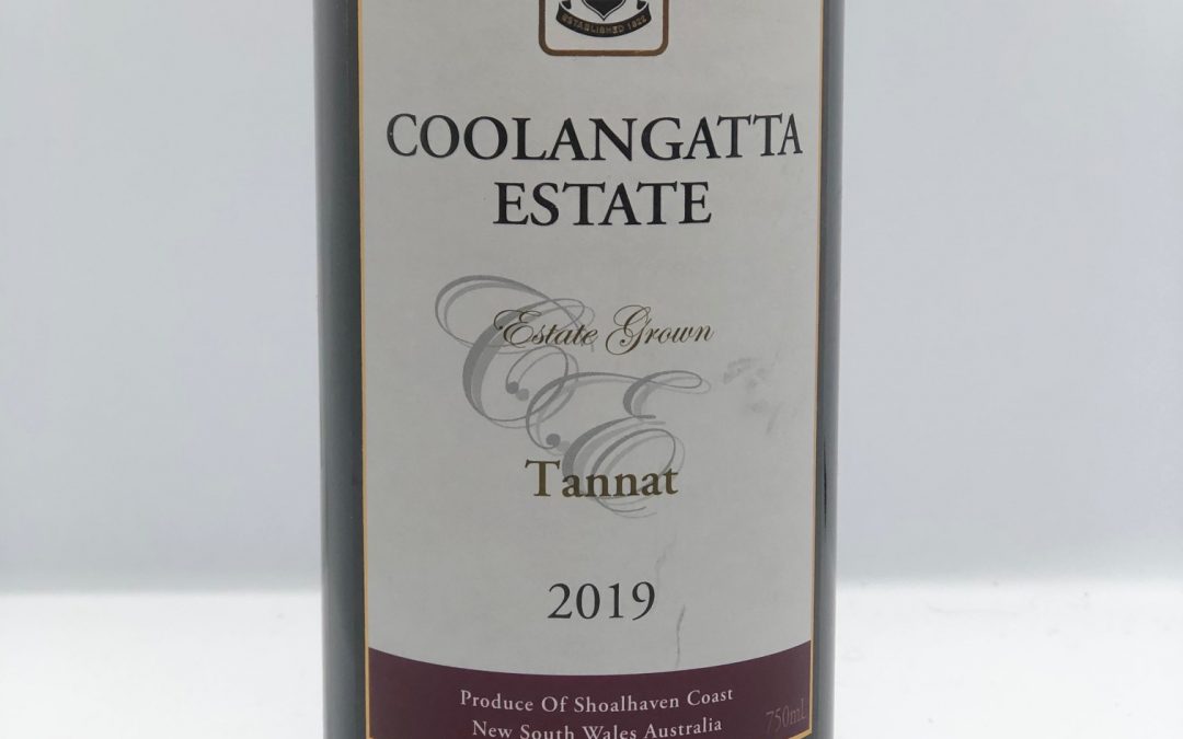 Coolangatta Estate Tannat 2019, Shoalhaven Coast, NSW