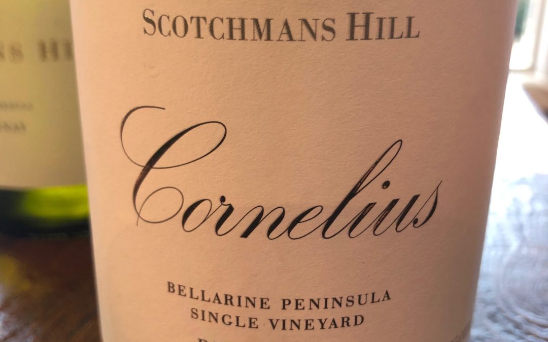 Scotchmans Hill Cornelius Pinot Gris 2018, Geelong, Vic