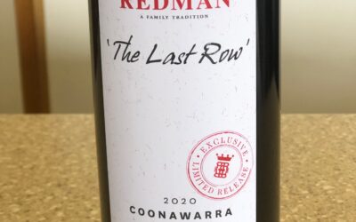 Redman The Last Row Shiraz 2020, Coonawarra, SA