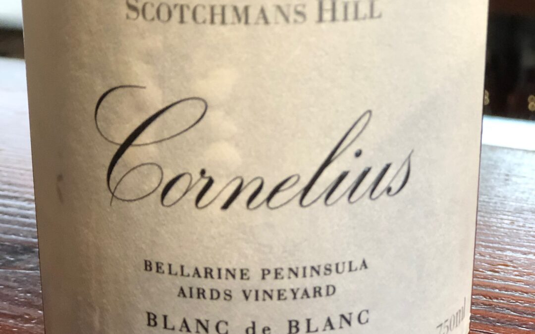 Scotchmans Hill Cornelius Blanc de Blanc 2018, Bellarine Peninsula, Geelong. Vic